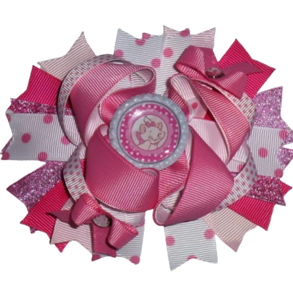 Aristocats Marie Kitty Cat Girls 5-Inch Hair Bow